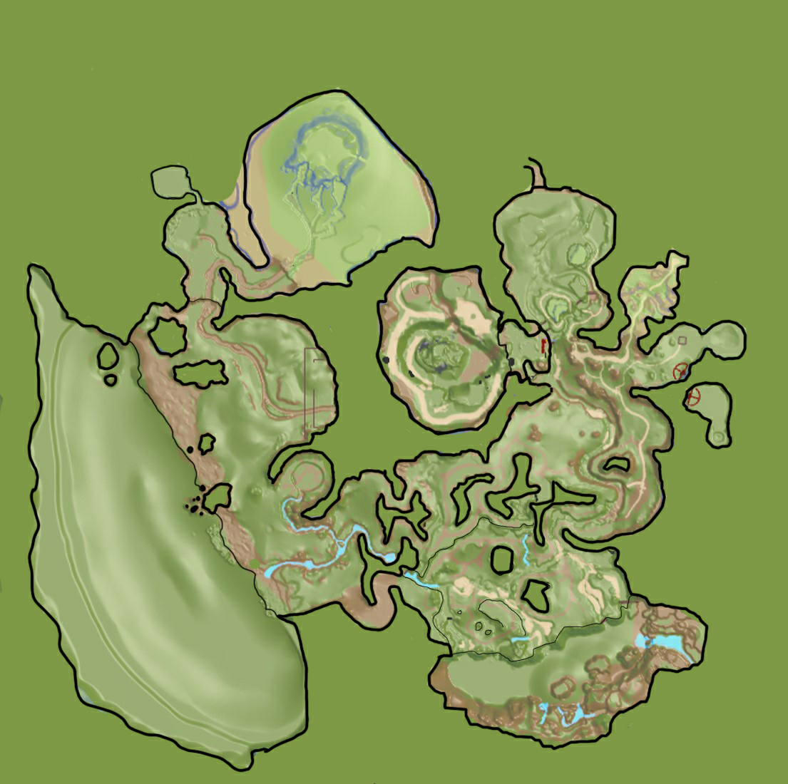 Ghost village map